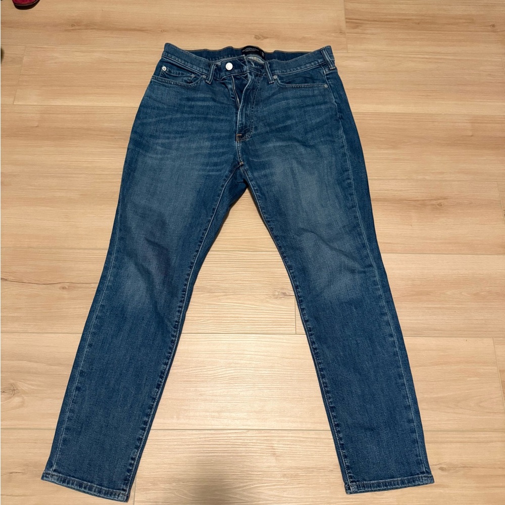 Abercrombie Signature Stretch Athletic Slim Blue Denim Jeans